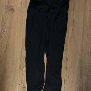 3 Pairs Black Maternity Leggings - size S